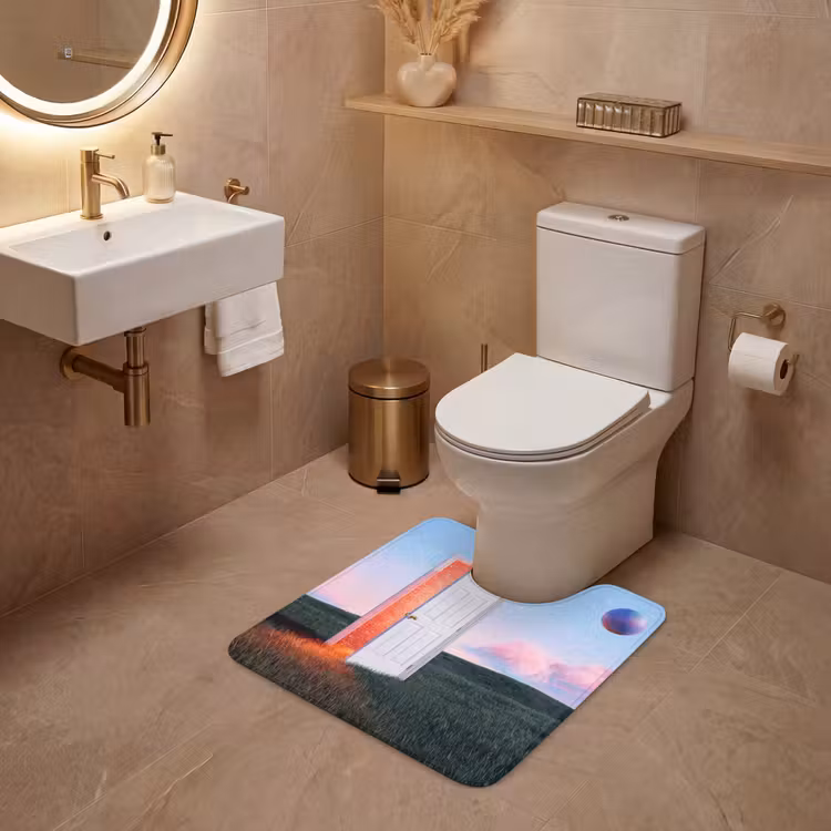 WC Mat - Door - Fantasy - Space - Deur - Fantasie - Ruimte WCmat U-uitsnede middel