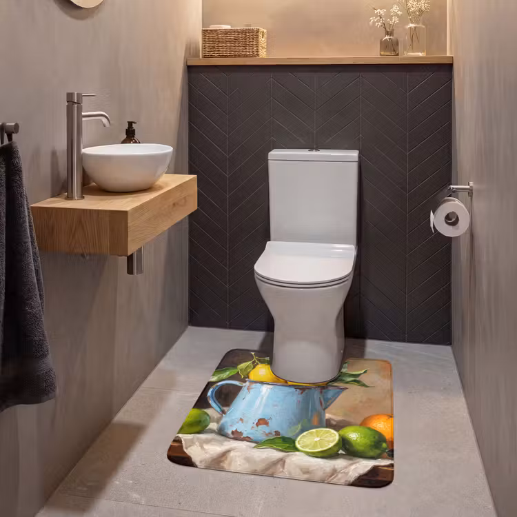 WC Mat - Food - Still Life - Classical - Eten - Stilleven - Klassiek WCmat U-uitsnede middel