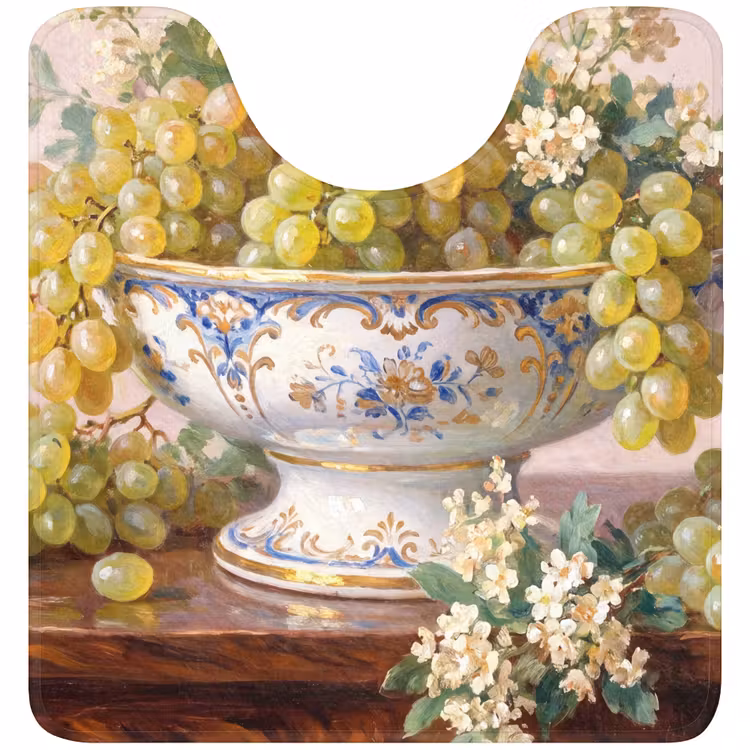 WC Mat - Fruit - Still Life - Classical - Fruit - Stilleven - Klassiek WCmat U-uitsnede middel