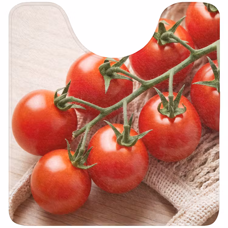 WC Mat - Tomatoes - Fresh - Food - Tomaten - Vers - Eten WCmat U-uitsnede middel