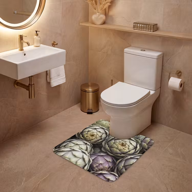 WC Mat - Vegetables - Fresh - Food - Groenten - Vers - Eten WCmat U-uitsnede middel