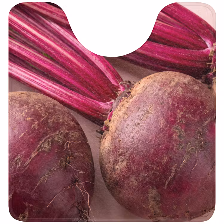 WC Mat - Vegetables - Red - Fresh - Groente - Rood - Vers WCmat U-uitsnede middel