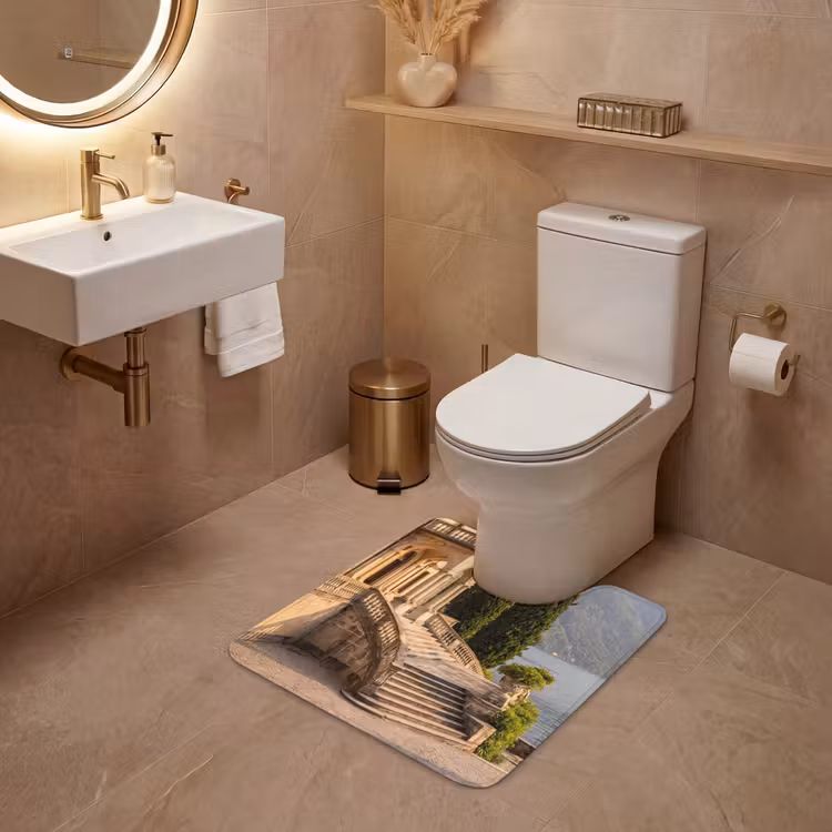 WC Mat - Villa - Water - Stairs - Villa - water -trappen WCmat U-uitsnede middel