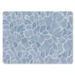 Abstract - Blauw - Bladeren muismat rubber klein -3d