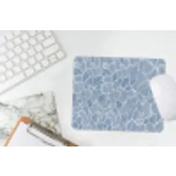 Abstract - Blauw - Bladeren muismat rubber klein -witbureau