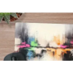Abstract - Kleurexplosie - Landschap muismat rubber klein -closeup