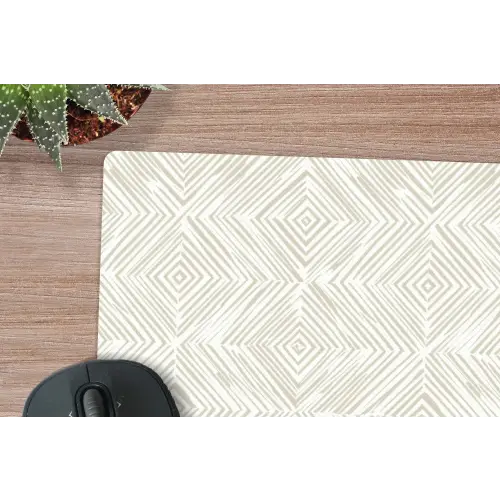 Abstract - Ruiten - Beige muismat rubber klein 262 -closeup