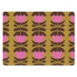 Abstract - Bloemen - Roze muismat rubber klein 262 -3d