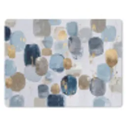 Abstract - Goud - Vormen muismat rubber klein -3d