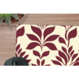 Abstract - Bladeren - Burgundy muismat rubber klein 262 -closeup