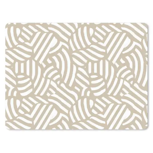 Abstract - Modern - Beige muismat rubber klein 262 -3d