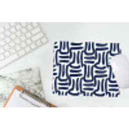 Abstract - Modern - Blauw muismat rubber klein 262 -witbureau