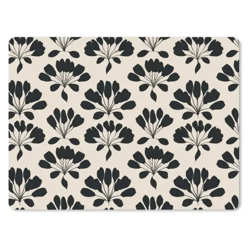 Abstract - Patroon - Zwart muismat rubber klein 262 -3d