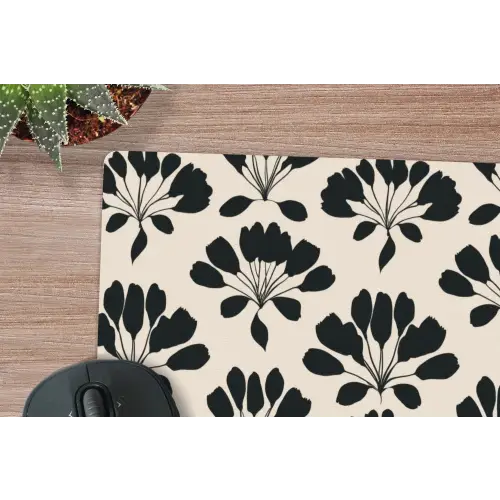 Abstract - Patroon - Zwart muismat rubber klein 262 -closeup
