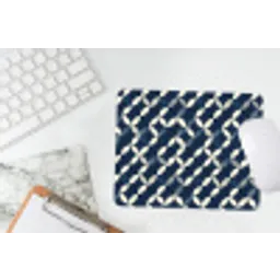 Abstract - Patroon - Blauw muismat rubber klein 262 -witbureau
