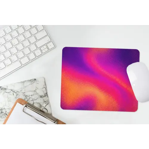 Abstract - Patroon - Kleurverloop muismat rubber klein -witbureau