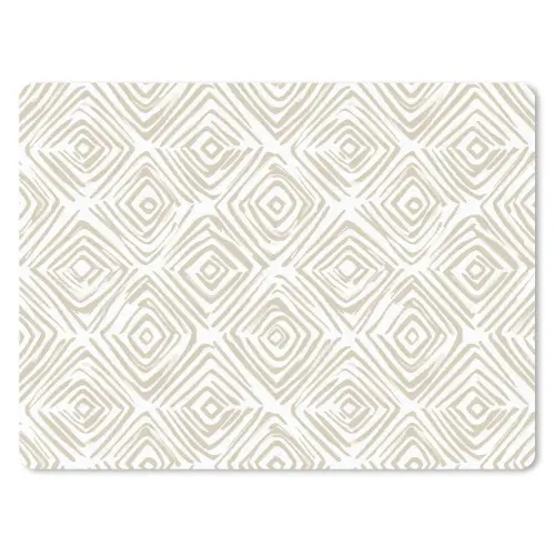 Abstract - Ruit - Beige muismat rubber klein 262 -3d
