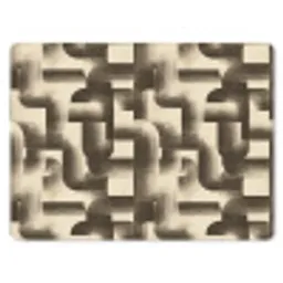 Abstract - Retro - Zwart muismat rubber klein 262 -3d