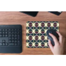 Abstract - Retro - Kleurrijk muismat rubber klein 262 -toetsenbord