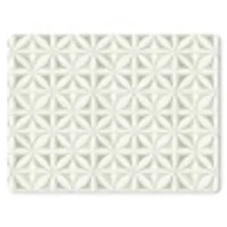 Abstract - Structuur - Grijs - Wit muismat rubber klein 262 -3d