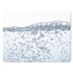 Luchtbellen - Water - Dynamisch muismat rubber klein -3d