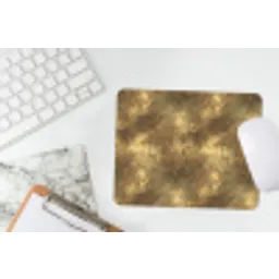 Antiek - Metaallook - Goud muismat rubber klein 262 -witbureau