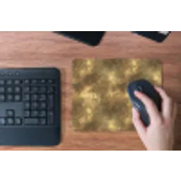 Antiek - Metaallook - Goud muismat rubber klein 262 -toetsenbord