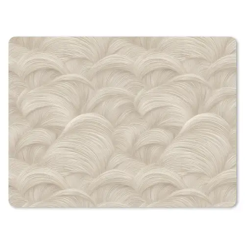 Bogen - Patroon - Beige muismat rubber klein 262 -3d