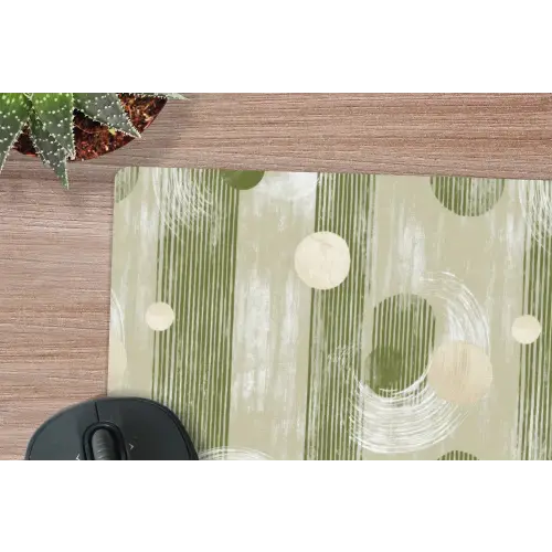 Artistiek - Modern - Groen muismat rubber klein 262 -closeup