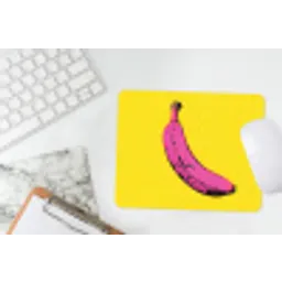 Banaan - Grafisch - Geel muismat rubber klein -witbureau