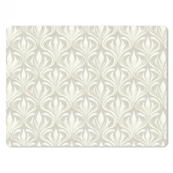 Barok - Patroon - Beige muismat rubber klein 262 -3d
