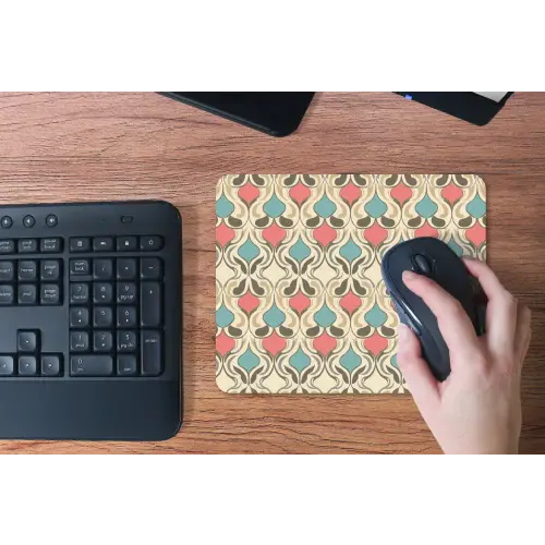 Barok - Retro - Kleurrijk muismat rubber klein 262 -toetsenbord