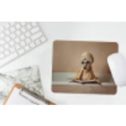 Bad - Hond - Boek - Zonnebril muismat rubber klein -witbureau