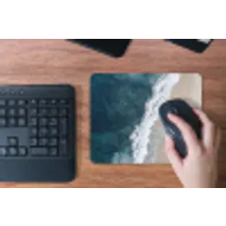 Strand - Zee - Golven muismat rubber klein -toetsenbord