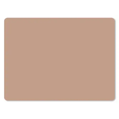 Beige - Kleur - Roze muismat rubber klein 262 -3d
