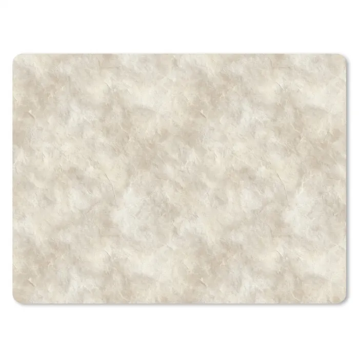 Beige - Reliëfstructuur - Natuursteen muismat rubber klein 262 -3d