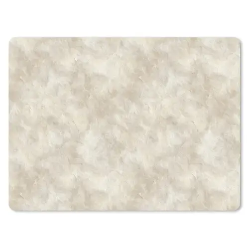 Beige - Reliëfstructuur - Natuursteen muismat rubber klein 262 -3d