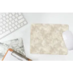 Beige - Reliëfstructuur - Natuursteen muismat rubber klein 262 -witbureau
