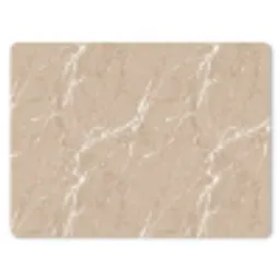 Beige - Marmer - Organisch - Wit muismat rubber klein 262 -3d