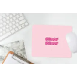 Bisou - Roze - Schaduw muismat rubber klein -witbureau