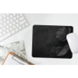 Zwart - Blad - Monstera muismat rubber klein -witbureau