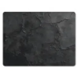 Zwart - Verf muismat rubber klein -3d