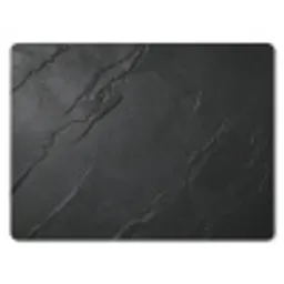 Zwart - Steen - Beton muismat rubber klein -3d