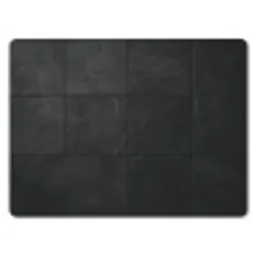 Zwart - Tegels muismat rubber klein -3d