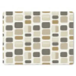 Blokken - Vintage - Grijs muismat rubber klein 262 -3d