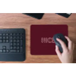 Bordeaux - Nice - minimalistisch muismat rubber klein -toetsenbord