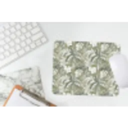 Botanisch - Bloemen - Groen muismat rubber klein 262 -witbureau