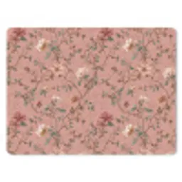 Botanisch - Bloemen - Roze muismat rubber klein 262 -3d