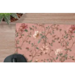 Botanisch - Bloemen - Roze muismat rubber klein 262 -closeup