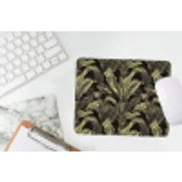 Botanisch - Bladeren - Groen muismat rubber klein 262 -witbureau